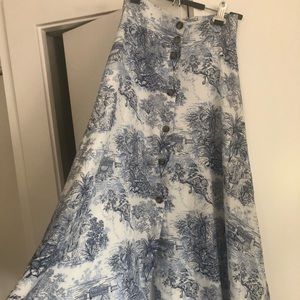 H&M toile maxi skirt